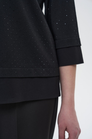 Джемпер 325504 ШИМЕР ЧЕРНЫЙ