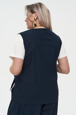 Жилет 526003 КАВА СИНИЙ