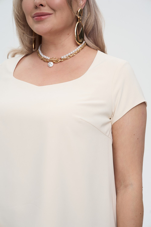 Блуза 826017 ФАМФАТАЛЬ МОЛОЧНЫЙ