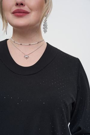 Джемпер 325504 ШИМЕР ЧЕРНЫЙ